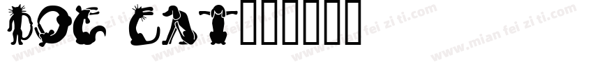 Dog Cat字体转换